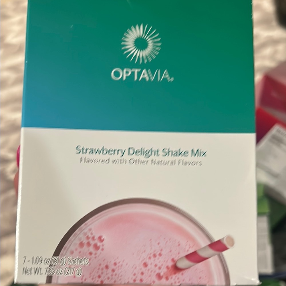 Optavia Strawberry Delight Shake Mix - Pink